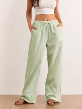 Women's Lounge Pants Stripe Drawstring Elastic Waist Loose Comfy Casual Pants Pajama Pants Sleep Trousers Women's Lounge Pants Stripe Drawstring Elastic Waist Loose Comfy Casual Pants Pajama Pants Sleep Trousers